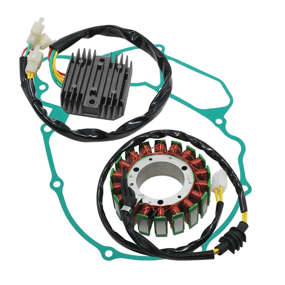 Motorrad-Generator-Statorspule Motorrad Dichtung Generator Abdeckung Stator Spule Regler Rectifier Set Für VT1100 VT1100C Für Schatten Für Geist Zubehör von MEndip