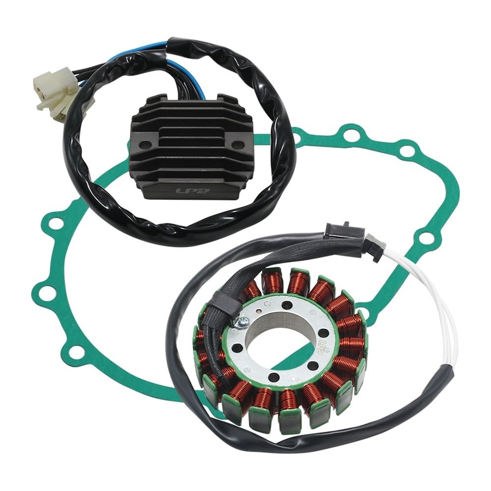 Motorrad-Generator-Statorspule Motorrad Generator Abdeckung Stator Spule & Regler Rectifier Set Für Kaw&asaki ZX636 Für Ninja ZX-6R ZX600 Für Ninja ZX-6R Teile von MEndip