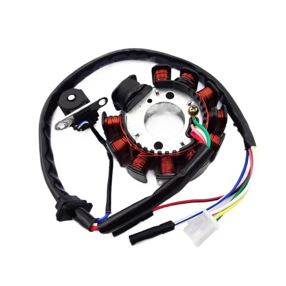 Motorrad-Generator-Statorspule Pol Spulen Zündung Stator Magneto Für GY6 125 150cc Moped Roller ATV Roketa Go Kart Motocross Motorrad Motorrad Spule von MEndip