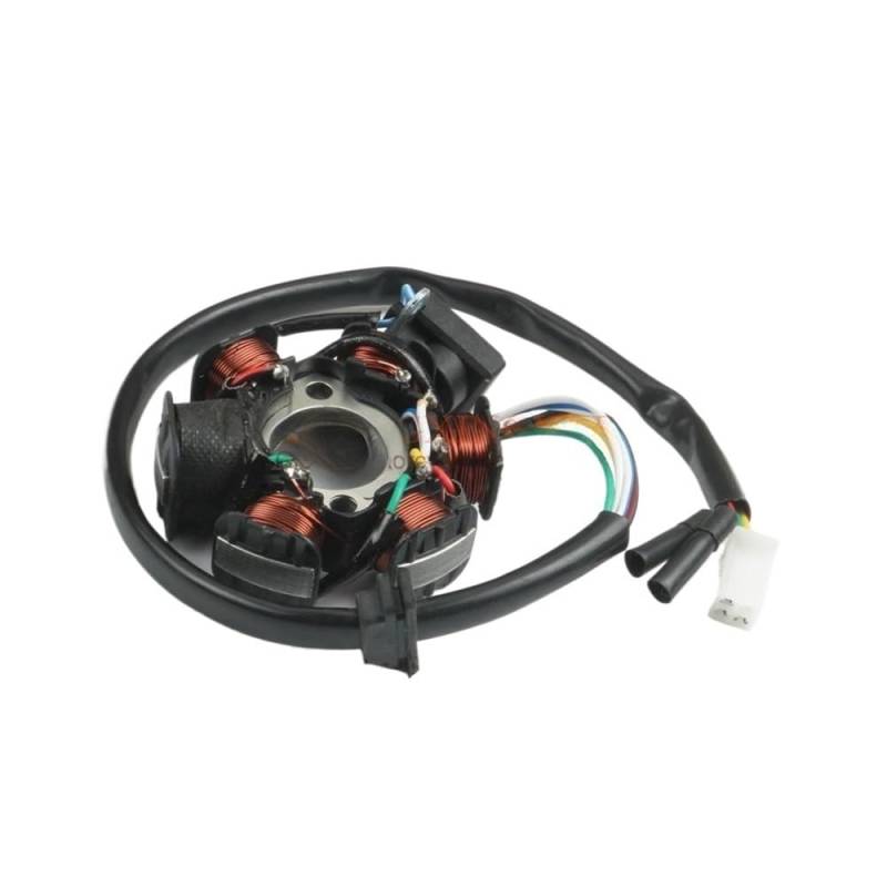 Motorrad-Generator-Statorspule Roller Zündung Stator 6-8 Spulen Für VS Megalo Tonik X-Pro125cc GY6 125/150 152QMI 157QMJ 4-hub von MEndip