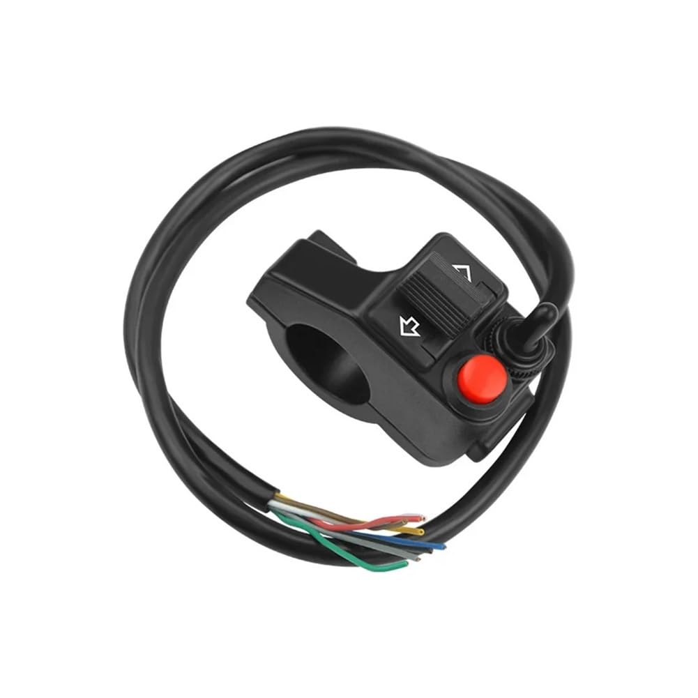 Motorrad Lenkerschalter Motorrad Hupenknopfschalter Motorrad Blinker Scheinwerfer Lenker Controller Schalter Motorradzubehör von MEndip