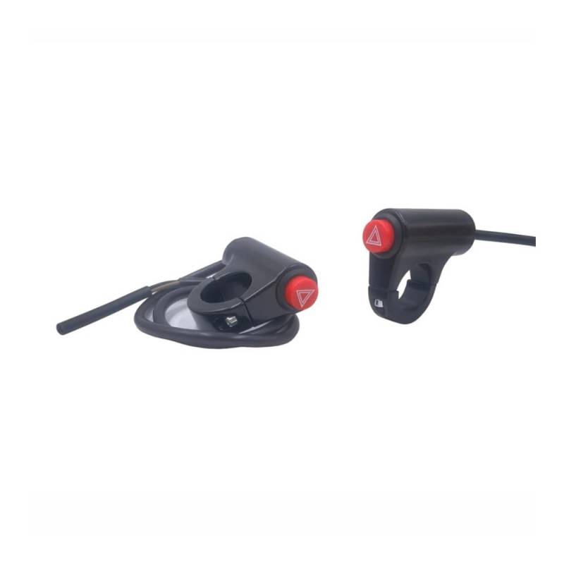 Motorrad Lenkerschalter Motorrad Taste dual warnung Notfall licht Signal Flash Motorrad Schalter Motorrad Lenker Control Schalter von MEndip