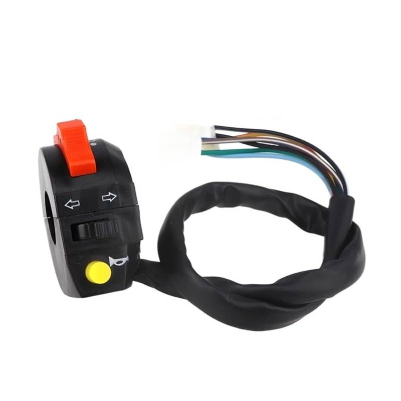 Motorrad Lenkerschalter Universal Hupenknopf Blinker Nebelscheinwerfer Licht Starten Lenker Controller Schalter Für ATV Motorrad Pit Dirt Bike von MEndip