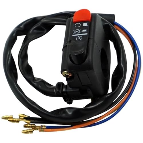 Motorrad Lenkerschalter Universal Motorrad Geändert Teile ATV Griff Schalter Flammendurchschlag Dual-Schalter Für ATV Motorrad Lenker Control Schalter von MEndip