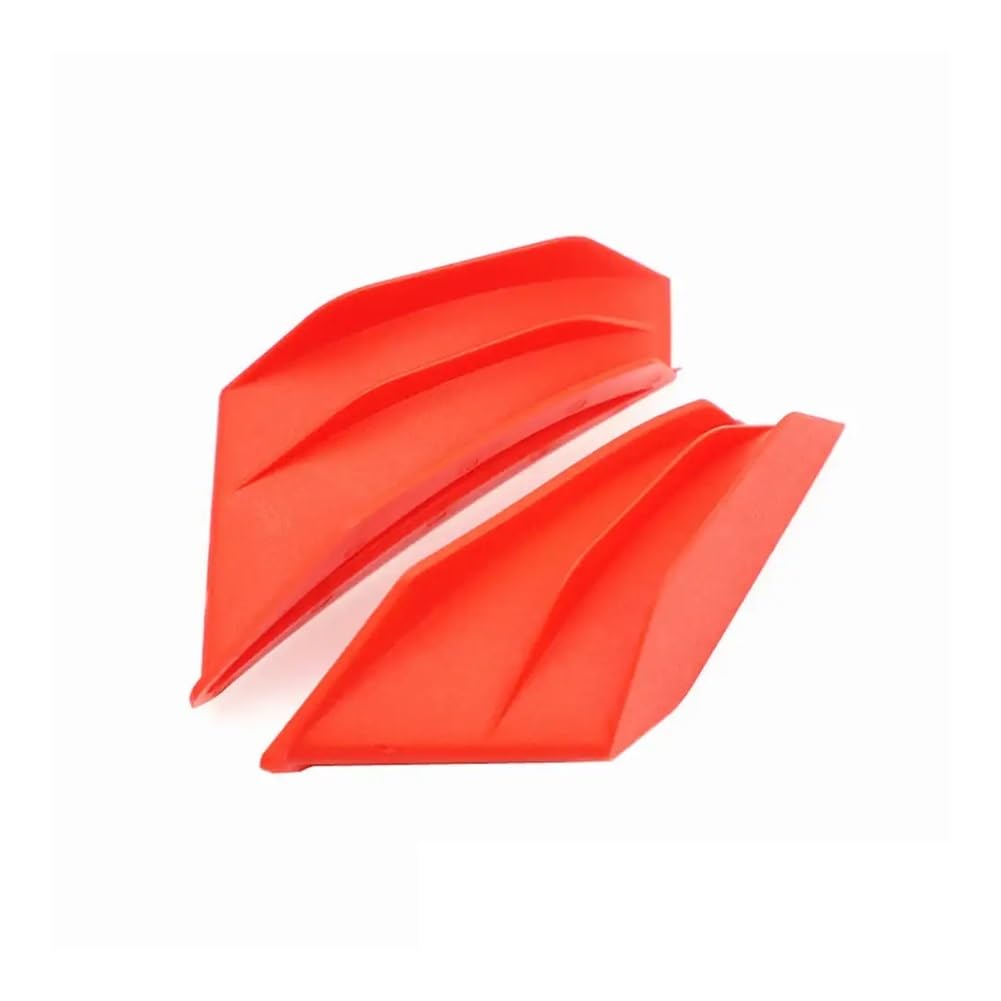 Motorrad Seitenspoiler 2 STÜCKE Motorrad Spoiler Flügel Winglet Aerodynamische Seitenflügel Fin Spoiler Für SU&ZUKI Für Für Yam&aha SMAX 155 Für Kaw&asaki Universal von MEndip