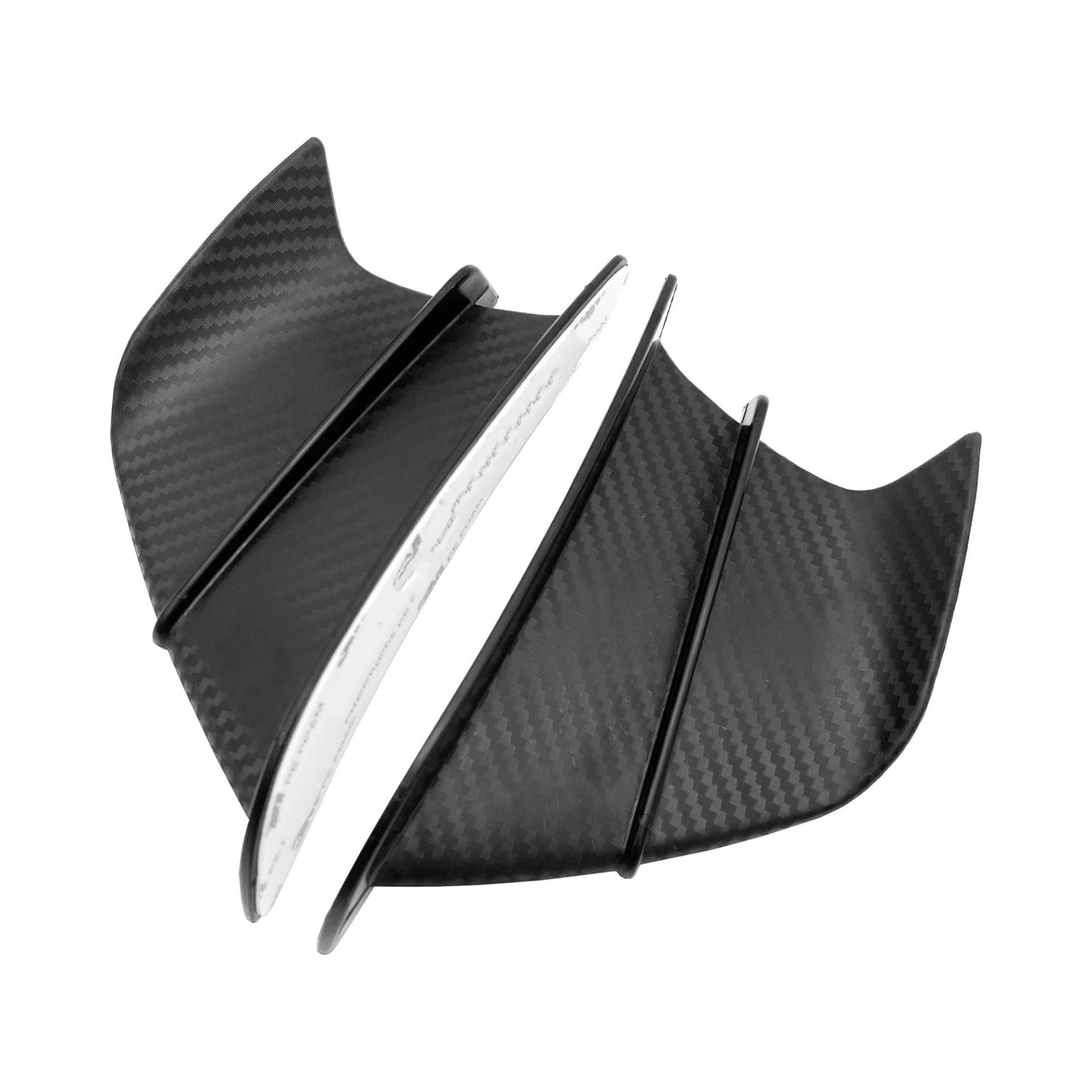 Motorrad Seitenspoiler BDJ GSXR CBR Winglet Aerodynamische ABS Motorrad Seite Flügel Fin Spoiler Für YZF R1 R25 Für Ninja H2 H2R S1000RR CBR1000R für H2 von MEndip