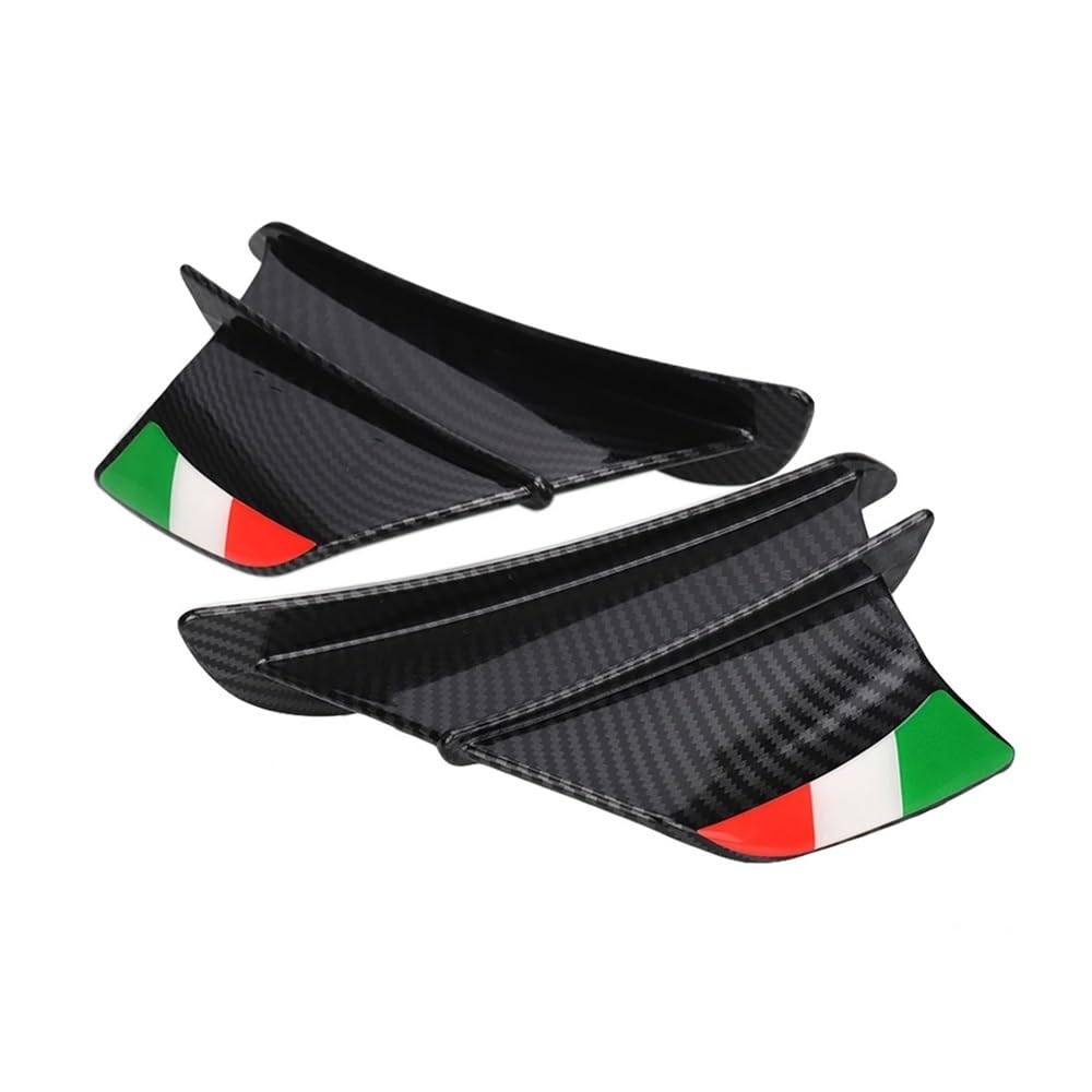 Motorrad Seitenspoiler Für Kaw&asaki ZX6R ZX7R ZX9R ZX10R ZX12R ZX14R Für Ve&rsys 650 1000 Z750 Z1000 Motorrad Winglet Spoiler Verkleidung Wing Kit von MEndip