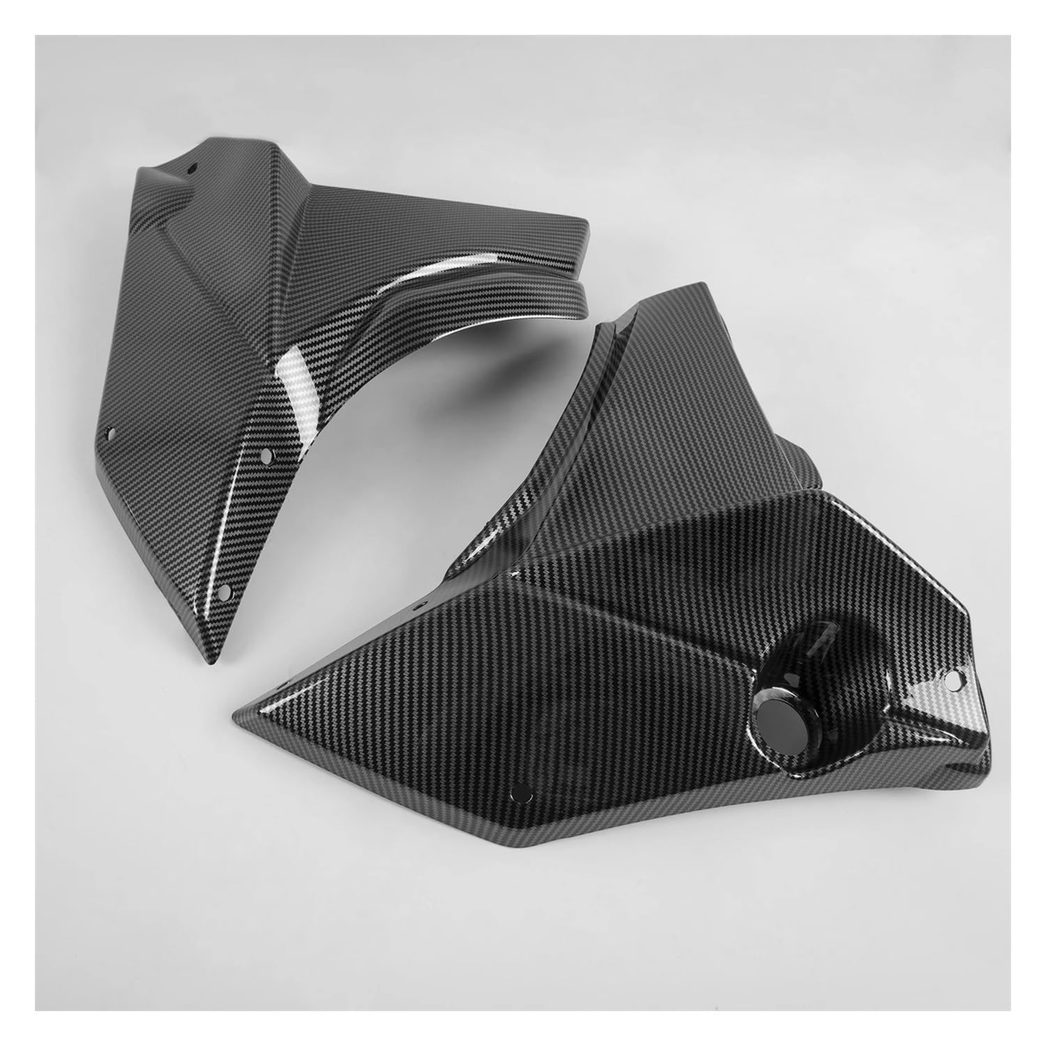 Motorrad Seitenspoiler Für Yam&aha MT07 FZ07 FZ MT 07 Motorrad Bauch Pan Motor Spoiler Seite Verkleidung Halterung Körper Kits FZ-07 2021-2024 zubehör von MEndip