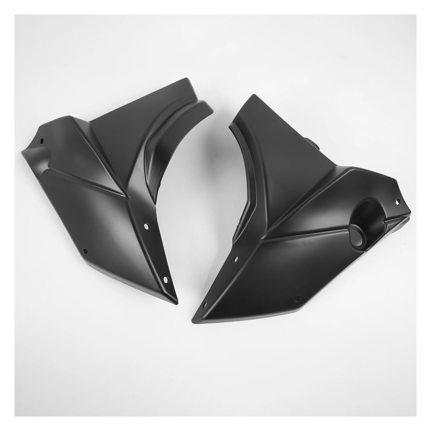 Motorrad Seitenspoiler Für Yam&aha MT07 FZ07 FZ MT 07 Motorrad Bauch Pan Motor Spoiler Seite Verkleidung Halterung Körper Kits FZ-07 2021-2024 zubehör von MEndip