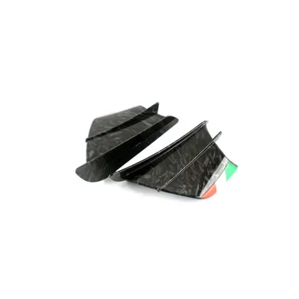 Motorrad Seitenspoiler Motorrad Winglet Aerodynamische Seite Flügel Fin Spoiler Für Yam&aha YZF R1 R6 R25 Für Kaw&asaki Für Ninja H2 H2R S1000RR Für H2 ABS von MEndip