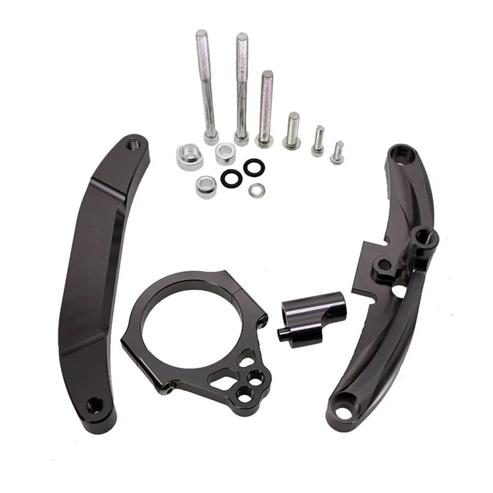 Motorrad Stabilisator Für Yam&aha FZ1 Für FAZER 2006-2015 Motorrad Dämpfer Lenkung Stabilisieren Halterung Montage Kit Motorrad Zubehör von MEndip