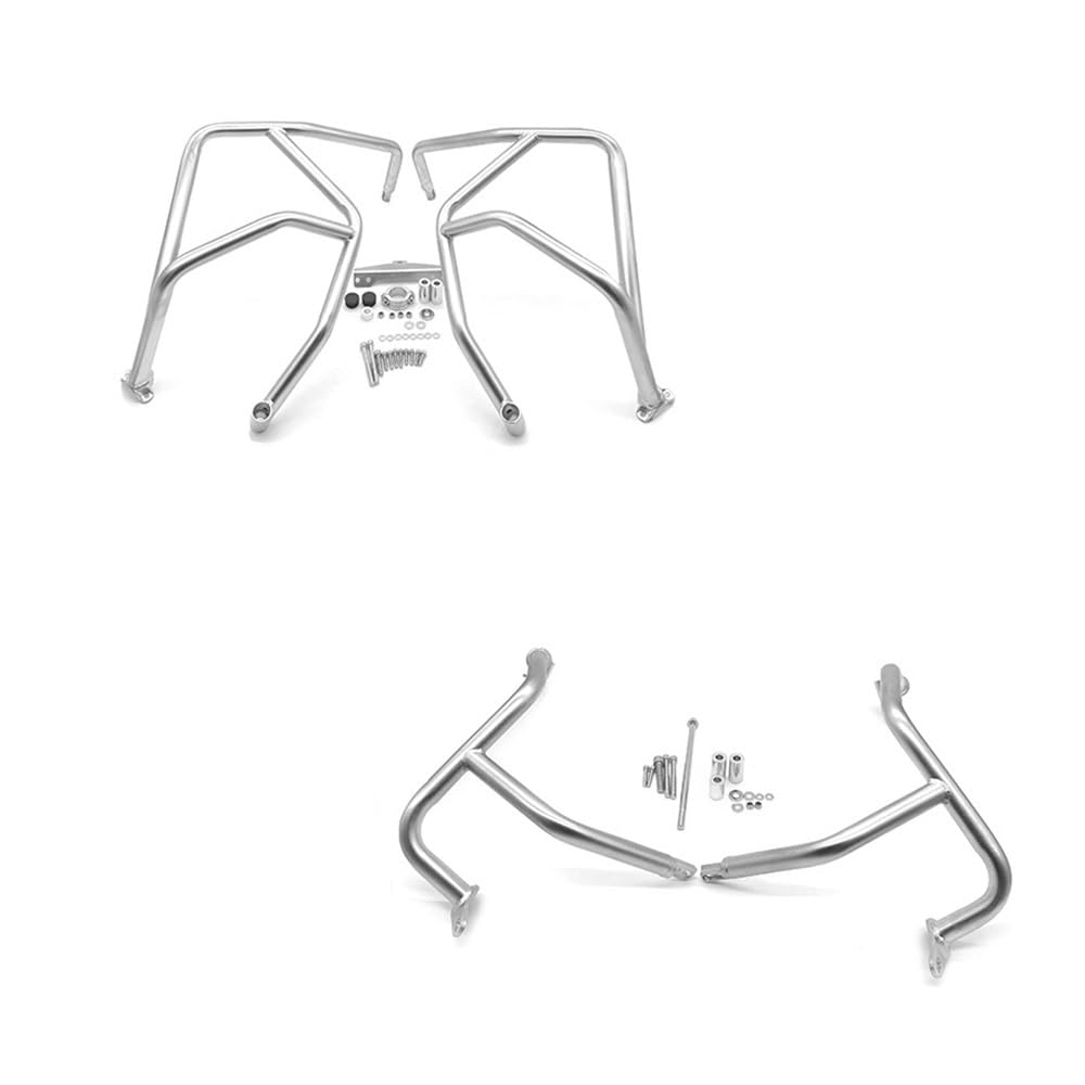 Motorrad Stoßstange Motorrad Autobahn Motor Schutz Crash Bar Rahmen Stoßstange Verkleidung Schutz Bars Für TRK702 TRK702X 2022-2023 Motorrad Zubehör von MEndip