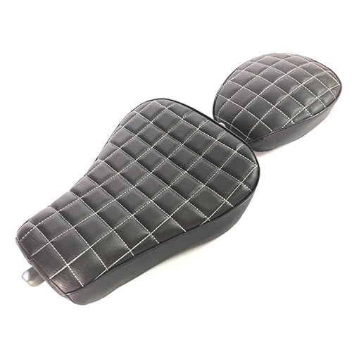 Motorradsitz Motorrad Fahrer Vordersitz Hinten Passagier Sitzkissen Für XL Für Sportster 48 72 1200X 2010-2015 Passagier Kissen Sitz von MEndip