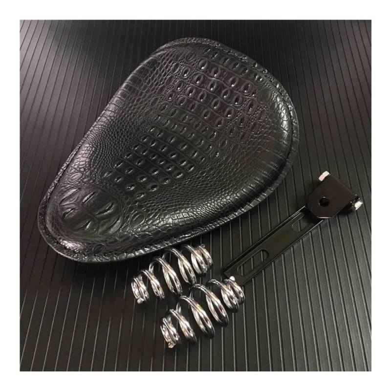 Motorradsitz Motorrad Für Sportster Bobber Halterung Sitz Motorrad Solo Sitz Motorrad Sitzkissen Passagier Sitz Pad von MEndip