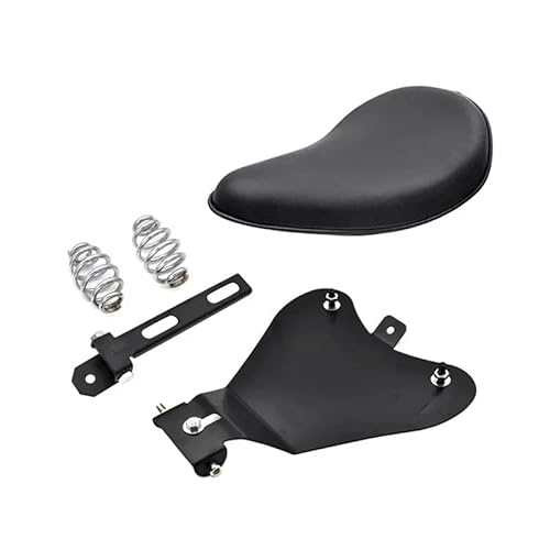 Motorradsitz Motorrad Sitz Solo Sitz Für Ha&rley Bobber Für Yam&aha Für Ka&wasaki Motorrad Fahrer Beifahrer Sitzkissen von MEndip