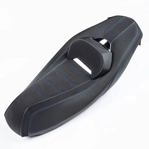 Motorradsitz Motorrad Vorne Fahrer Hinten Passagier Sitz Abdeckung Fit Für Yam&aha NMAX125 NMAX155 2021-2024 NMAX 155 EIN Stück Sitzkissen von MEndip