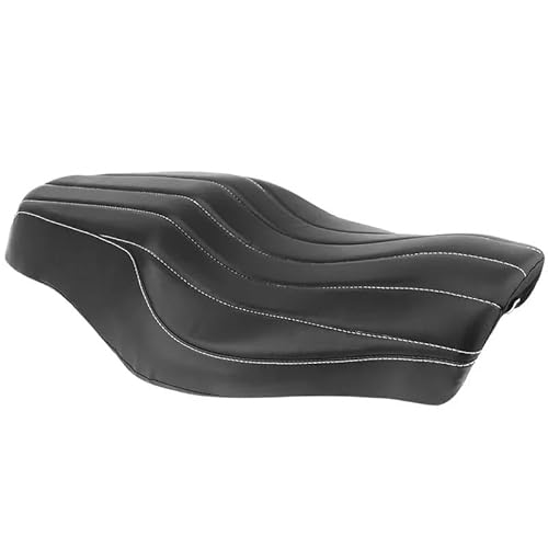 Motorradsitz Motorrad Zwei-up Sitz Hinten Kissen Fahrer Beifahrersitz Für Ha&rley Für Sportster 883 XL1200 04-15 Passagier Sitz Kissen von MEndip