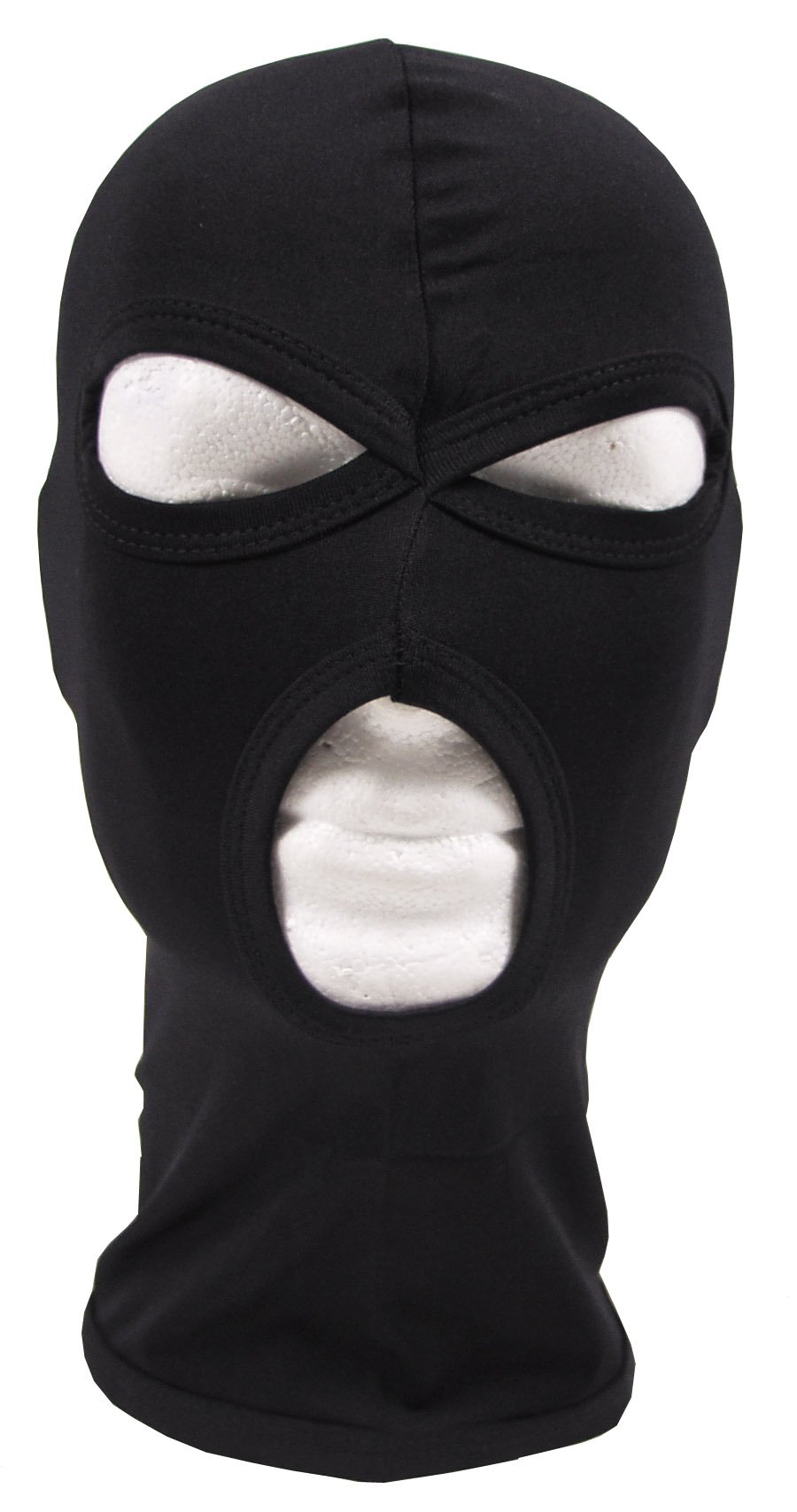 MFH Damen Gesichtsmaske Balaclava 3 Loch Dünn Masken, Schwarz, XL EU von MFH