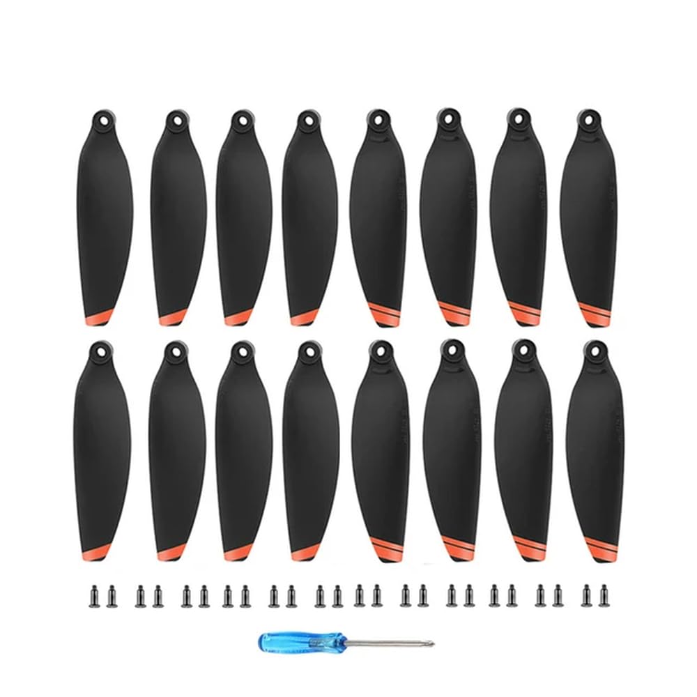 16 PCS 4726F Propeller Ersatz Kompatibel mit 2 SE Drone Kompatibel Leichte Flügel Fan Ersatzteile Zubehör(16 pcs Orange) von MFHgLKT