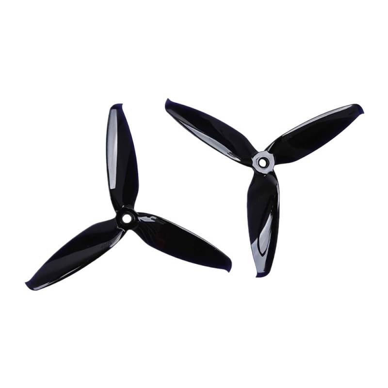 24 Stück 12 Paar 5 Zoll PC Propeller kompatibel mit FPV Racing Drones Flash 5552 5152 CW CCW(12 pair black) von MFHgLKT