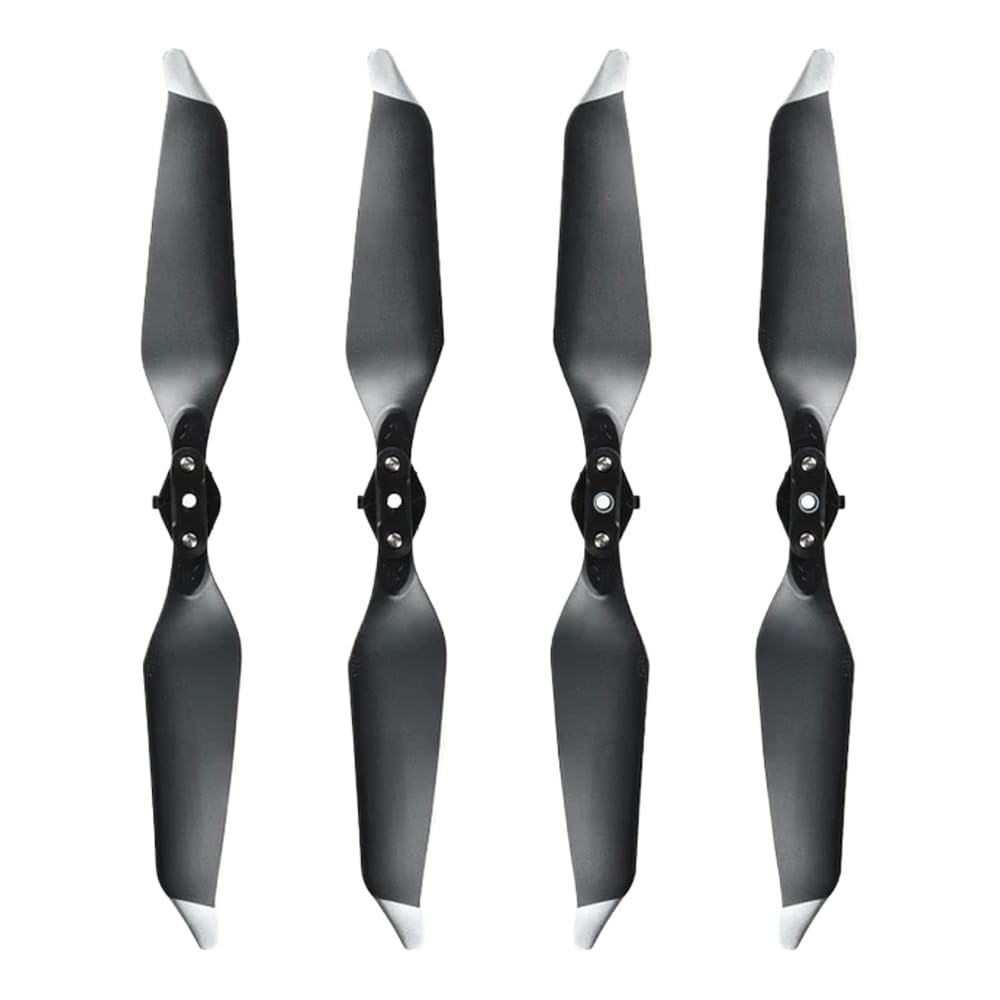 4 Stück Schnellverschluss-Klapppropeller aus Carbon-Nylon 8331F, kompatibel mit Drohnenzubehör der Pro-Serie(4pcs Silver) von MFHgLKT