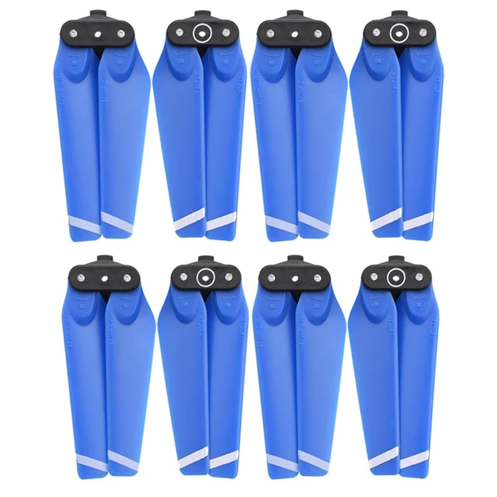 4730F Propeller kompatibel mit Spark Drone 4 oder 8 Pack Faltpropeller Ersatzzubehör CW CCW Schnellspanner(Blue 4 pairs) von MFHgLKT