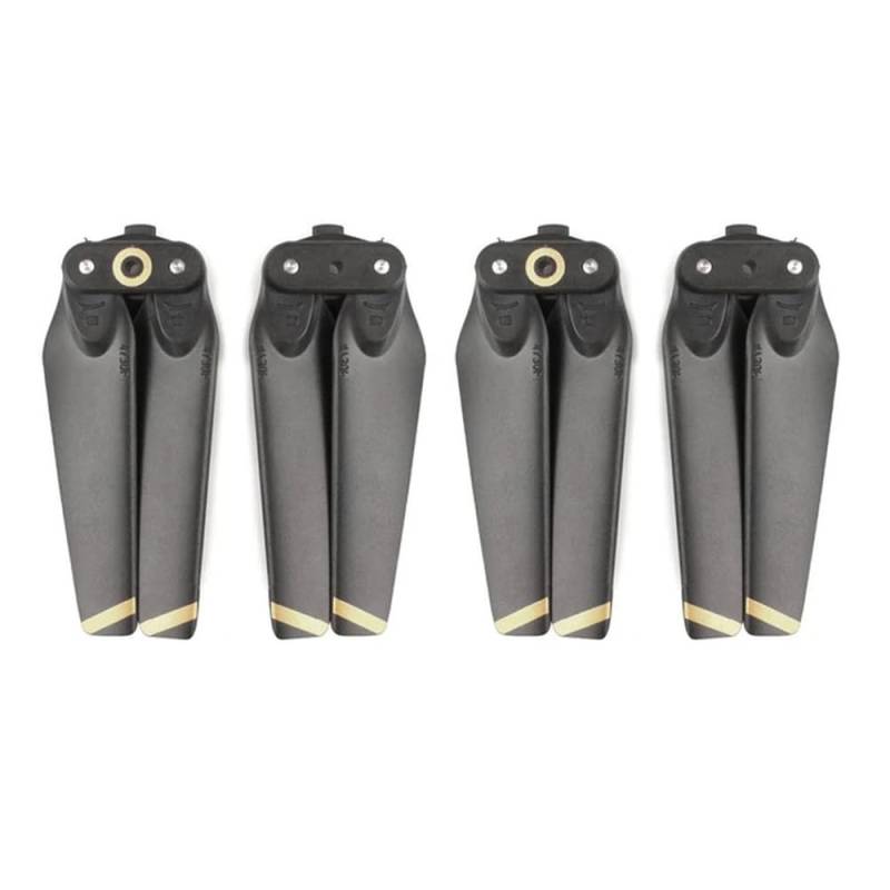 4730F Propeller kompatibel mit Spark Drone 4 oder 8 Pack Faltpropeller Ersatzzubehör CW CCW Schnellspanner(Gold stripe 2 pairs) von MFHgLKT