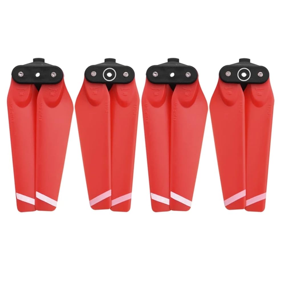 4730F Propeller kompatibel mit Spark Drone 4 oder 8 Pack Faltpropeller Ersatzzubehör CW CCW Schnellspanner(Red 2 pairs) von MFHgLKT