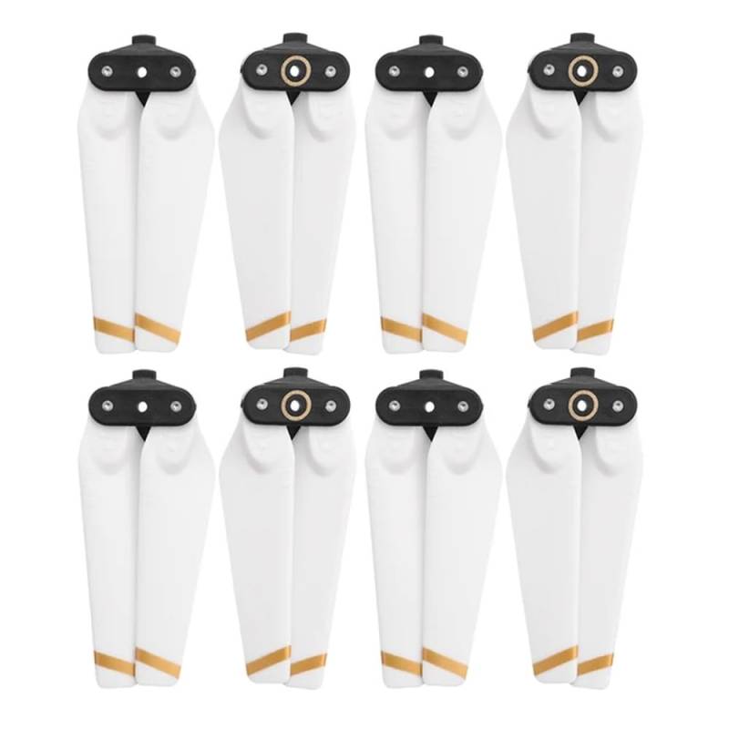 4730F Propeller kompatibel mit Spark Drone 4 oder 8 Pack Faltpropeller Ersatzzubehör CW CCW Schnellspanner(White 4 pairs) von MFHgLKT