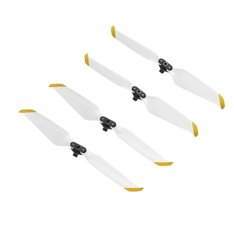 4PCS geräuscharme Propeller 7238F kompatibel mit Air 2 und Air 2S Drohnenzubehör(White) von MFHgLKT