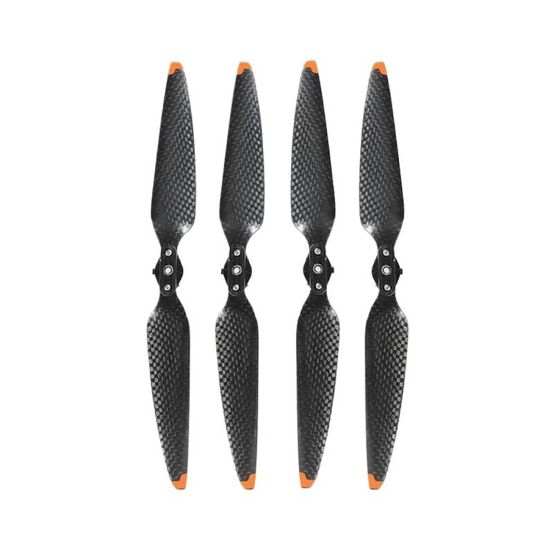 4Pcs Set Leichte Carbon Fiber Quick Release 8747F Propeller Kompatibel mit 3 Luft Drone Kompatibel Drone Zubehör(4pcs Gold) von MFHgLKT