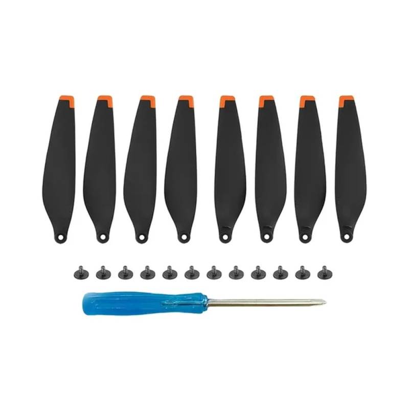 6030 Propeller, kompatibel mit 3 PRO und 4 PRO Drohnenzubehör, leichte Ersatzventilatoren, Ersatzteile(8 PC Orange) von MFHgLKT