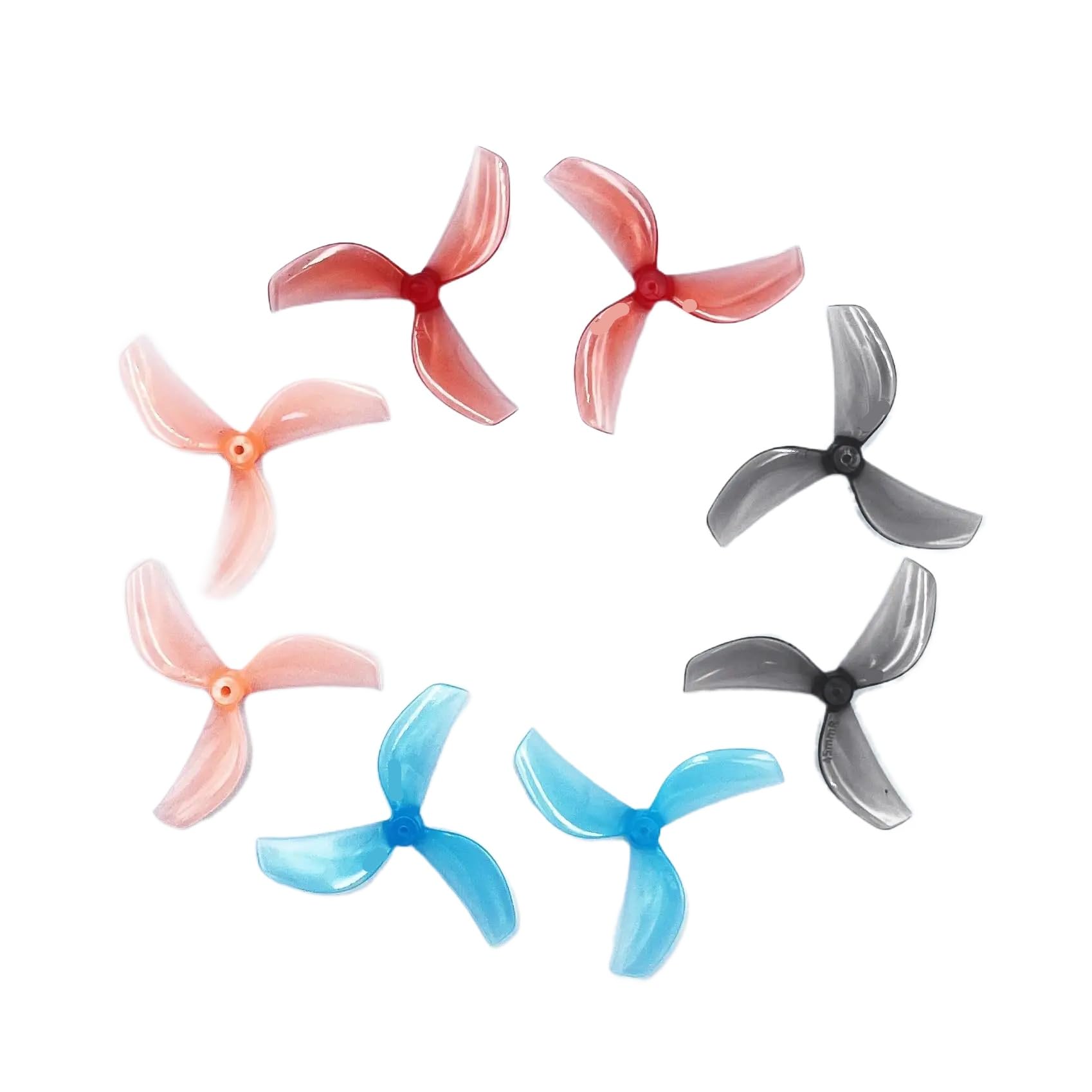 8 stücke 45mm Propeller T-mount 1mm 1,5mm Kompatibel Mit 0805 Motor Kompatibel mit FPV RC Freestyle tiny Whoop Drohnen DIY Teile(4Pairs Gray 1.5mm) von MFHgLKT