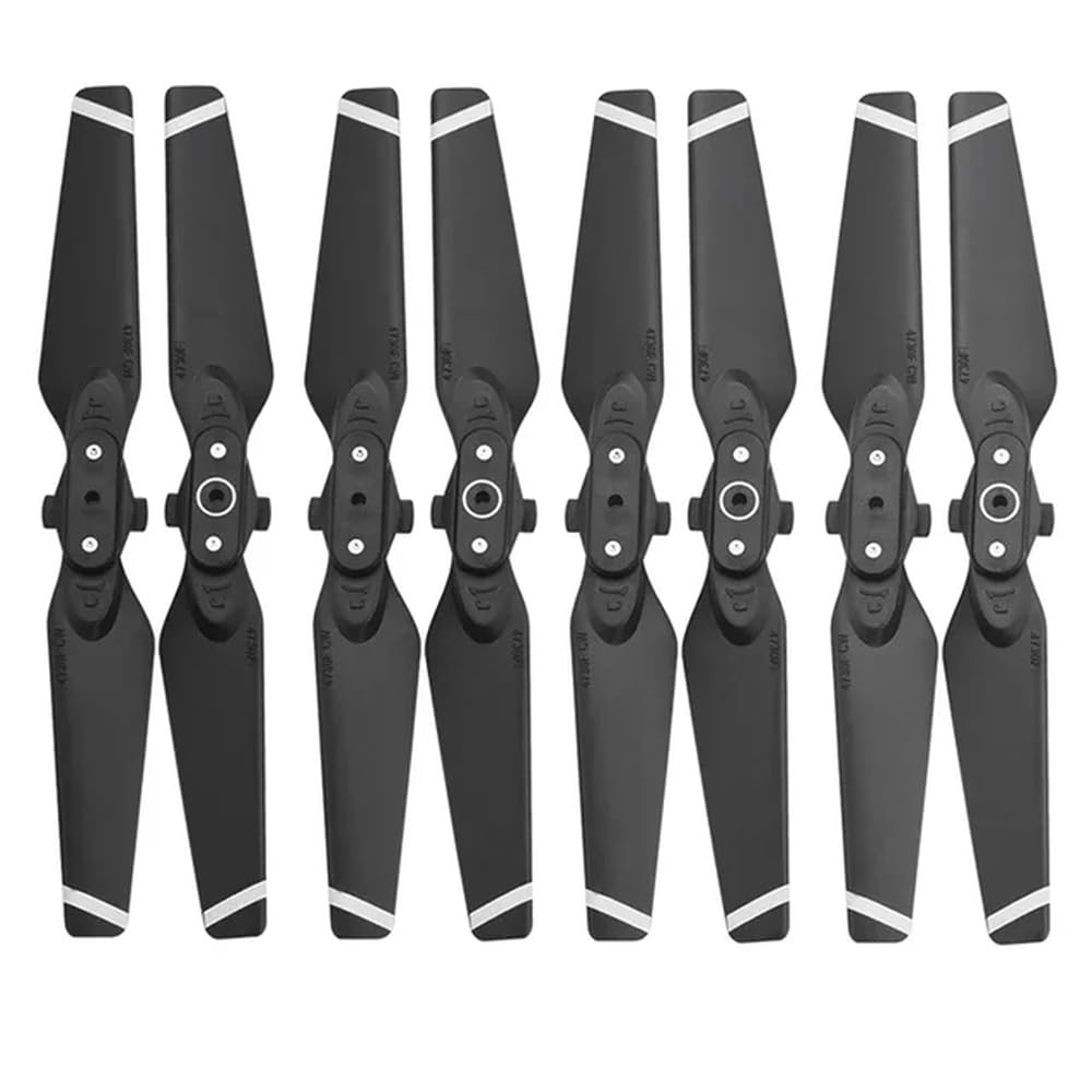 8 stücke Quick Release Folding Propeller Kompatibel Mit Spark Drone 4730 4732S Ersatz 4730F Ersatzteile Zubehör(White stripe) von MFHgLKT