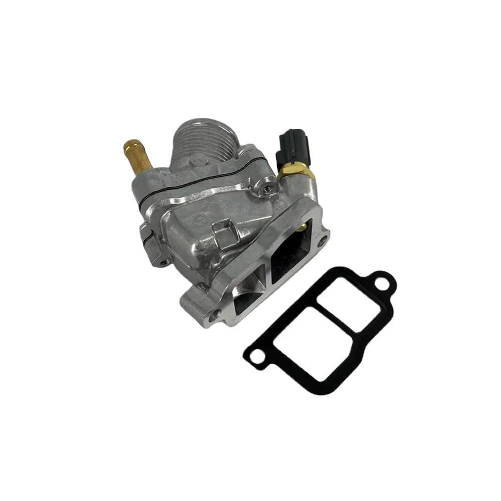 Aluminium-Thermostatgehäuse, kompatibel mit S80 2005 2006 XC90 2.5T, Modell 31293698, silberner Thermostat von MFHgLKT