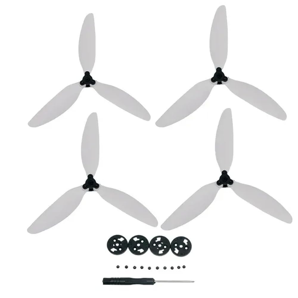 Drei Propeller kompatibel mit 2 SE Drone Leichte Ersatzflügellüfter Teile Zubehör(WHITE) von MFHgLKT