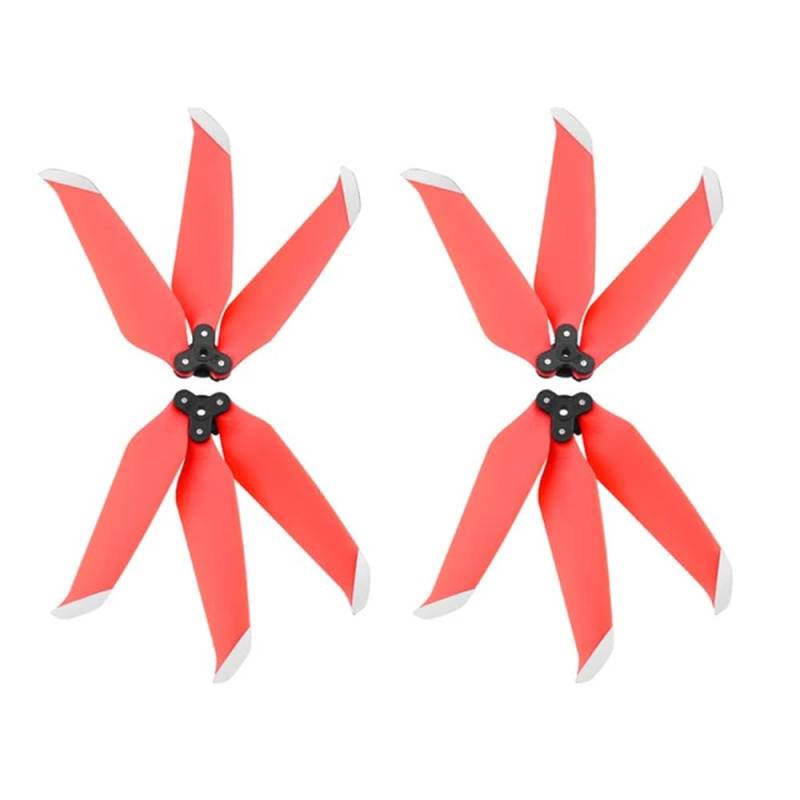 Drei Propeller kompatibel mit Air 2 Air 2S Quick Release faltbare Flügel Fans Ersatzteile Kompatibel mit Drohnen Zubehör(Red) von MFHgLKT