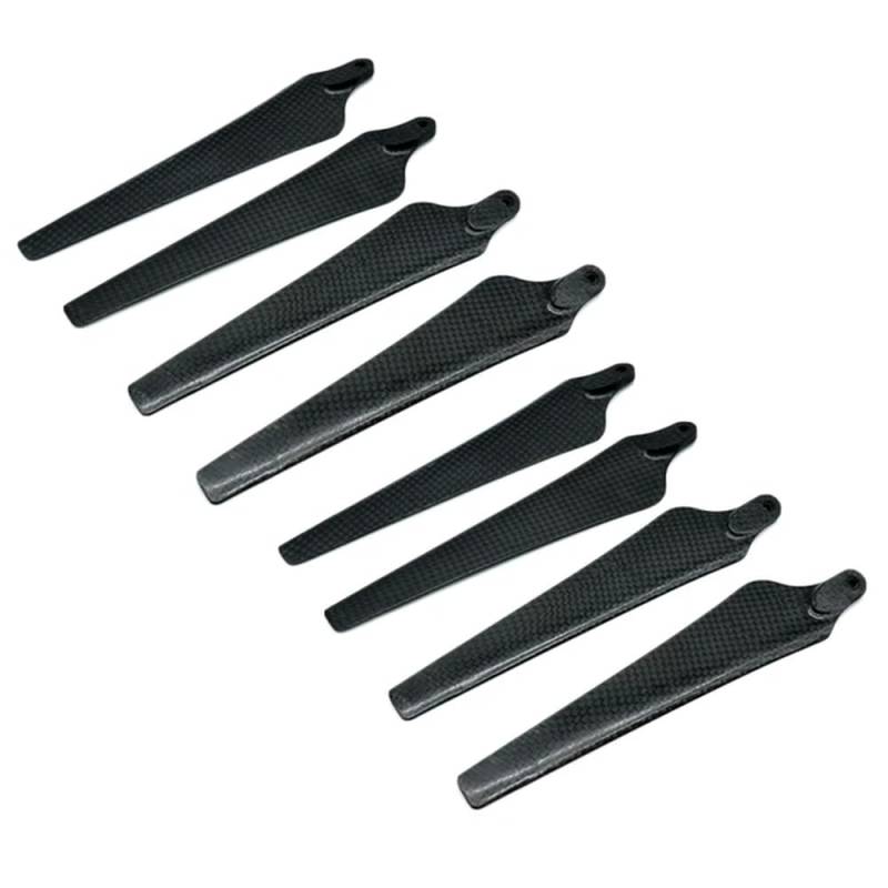 E1200 1760 Carbon Fiber Folding Propeller Kompatibel mit Drohnen CW CCW 17 Zoll Kompatibles Zubehör 4/8 Pcs Set(1760 8PCS no clamp) von MFHgLKT