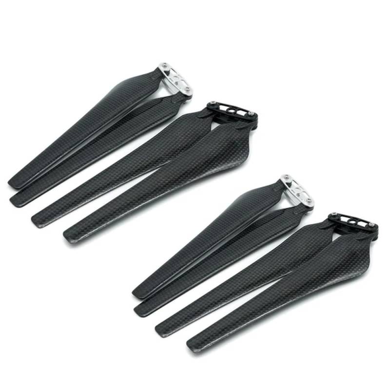 E1200 1760 Carbon Fiber Folding Propeller Kompatibel mit Drohnen CW CCW 17 Zoll Kompatibles Zubehör 4/8 Pcs Set(1760 8PCS with clamp) von MFHgLKT