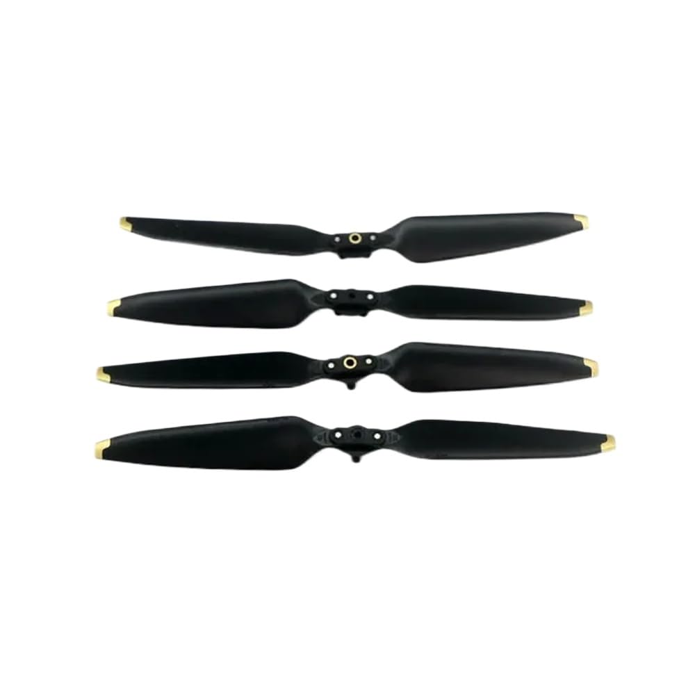 Geräuscharme Ersatzpropeller, kompatibel mit 3 Pro Drone Modell 9453F, Quick Props Ersatzteile 3 Zubehör(2 Pair Gold) von MFHgLKT