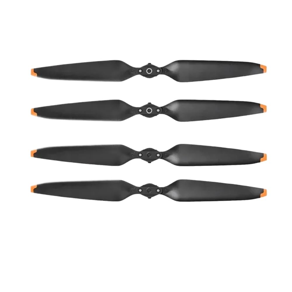 Geräuscharme Ersatzpropeller, kompatibel mit 3 Pro Drone Modell 9453F, Quick Props Ersatzteile 3 Zubehör(2 Pair Orange) von MFHgLKT