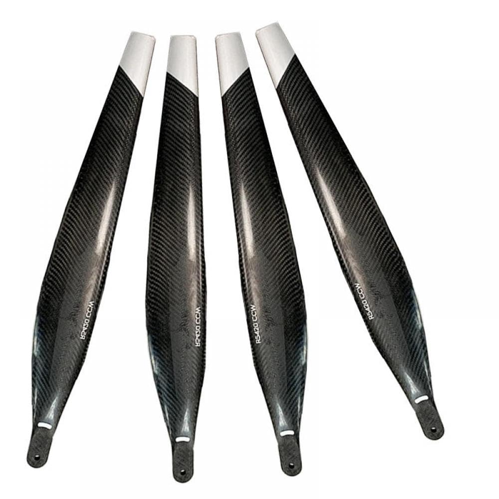 Klappbare Kohlefaser-Propeller CW CCW kompatibel mit FC30 T20P T40 T50 Landwirtschaftliche Drohnen Teile Zubehör(4pcs polished) von MFHgLKT