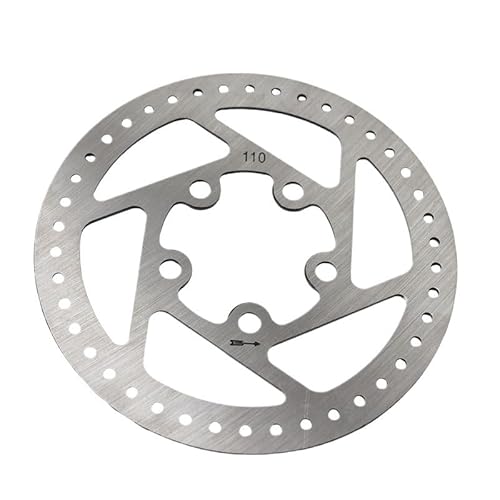 Kompatible 110-mm-Scheibenbremsscheiben aus Edelstahl Kompatibel mit Elektro-Pit-Dirt-Bikes und Motorräder. 6-Loch-Scheibenplatte links rechts(110MM 5HOLE) von MFHgLKT