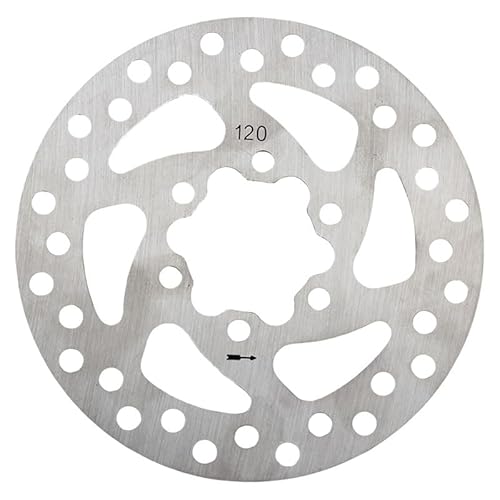 Kompatibler Stahl-Rotorbelag Kompatibel mit Mountainbike-Motorräder, Vorder- und Hinterrad-Scheibenbremsplatte, 120 mm Außendurchmesser, Rollerteile(SKU3) von MFHgLKT