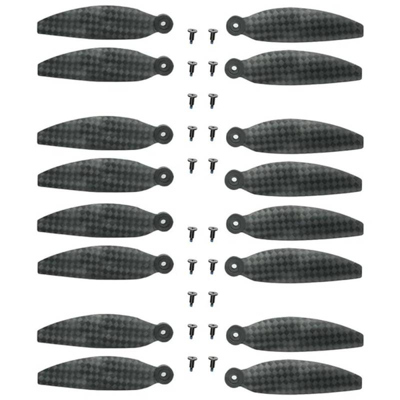 Leichte, geräuscharme Kohlefaserpropeller 4726F, kompatibel mit 1 2 SE Drohnenzubehör(For MINI 1 16pcs) von MFHgLKT