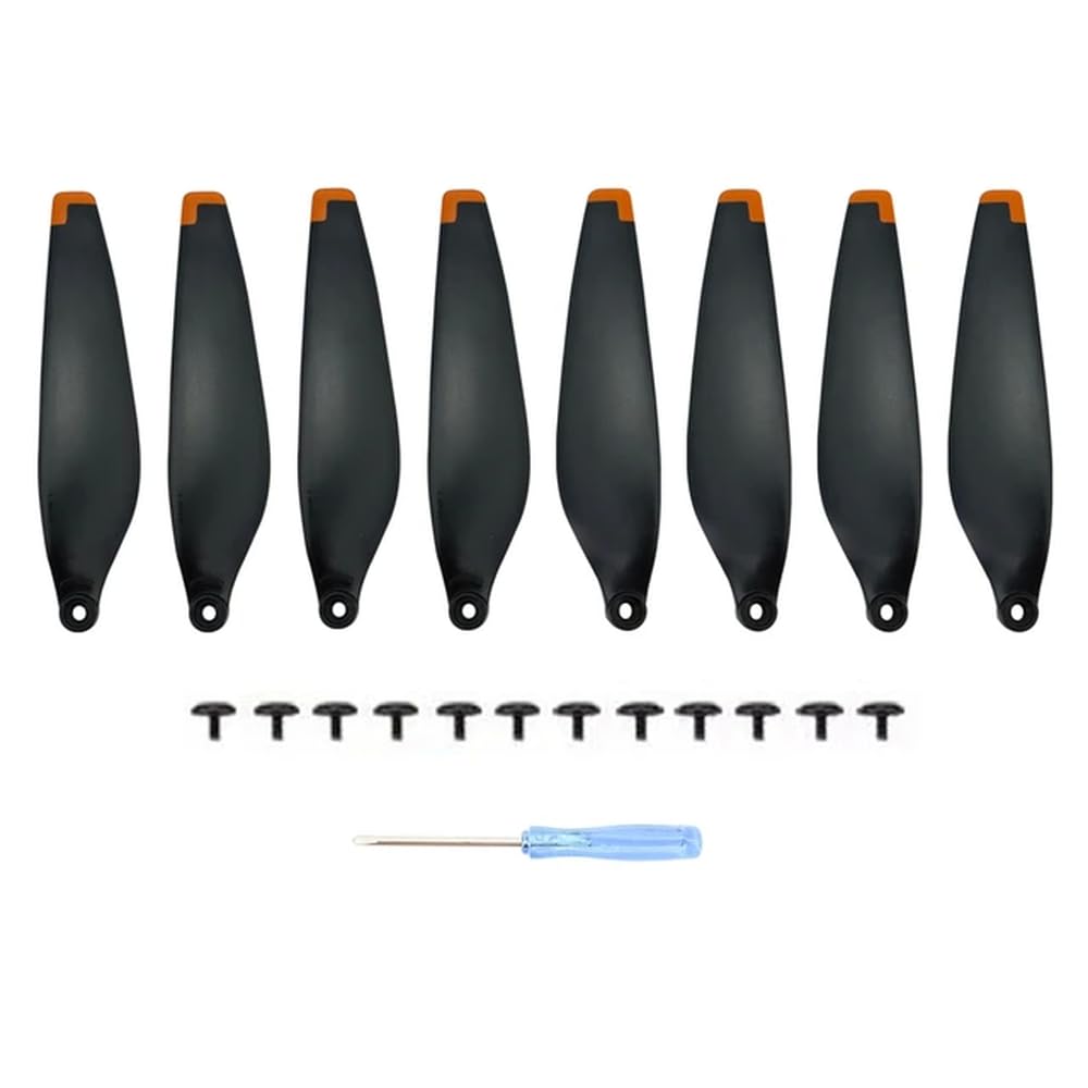 Leichte Ersatzpropeller 4 Pro 6030F kompatibles Drohnenzubehör Ersatzteilset(2 pairs Orange) von MFHgLKT