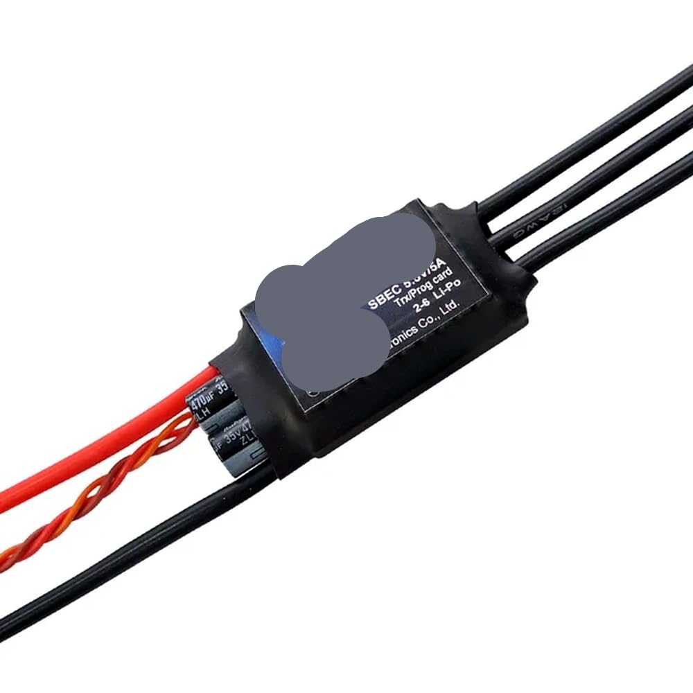 Maytech 110A ESC-Elektromotor-Geschwindigkeitsregler, kompatibel mit bürstenlosem RC-Flugzeugmotor Kompatibel mit Spielzeugflugzeuge von MFHgLKT