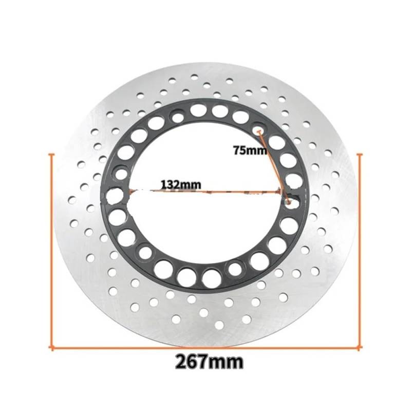 Motorradzubehör Hintere Bremsscheibe Kompatibel Mit XJR1200 XJR1300 XJR 1300 1200 FZS1000 Fazer FZR1000 FZR 1000 2LA 3LE von MFHgLKT