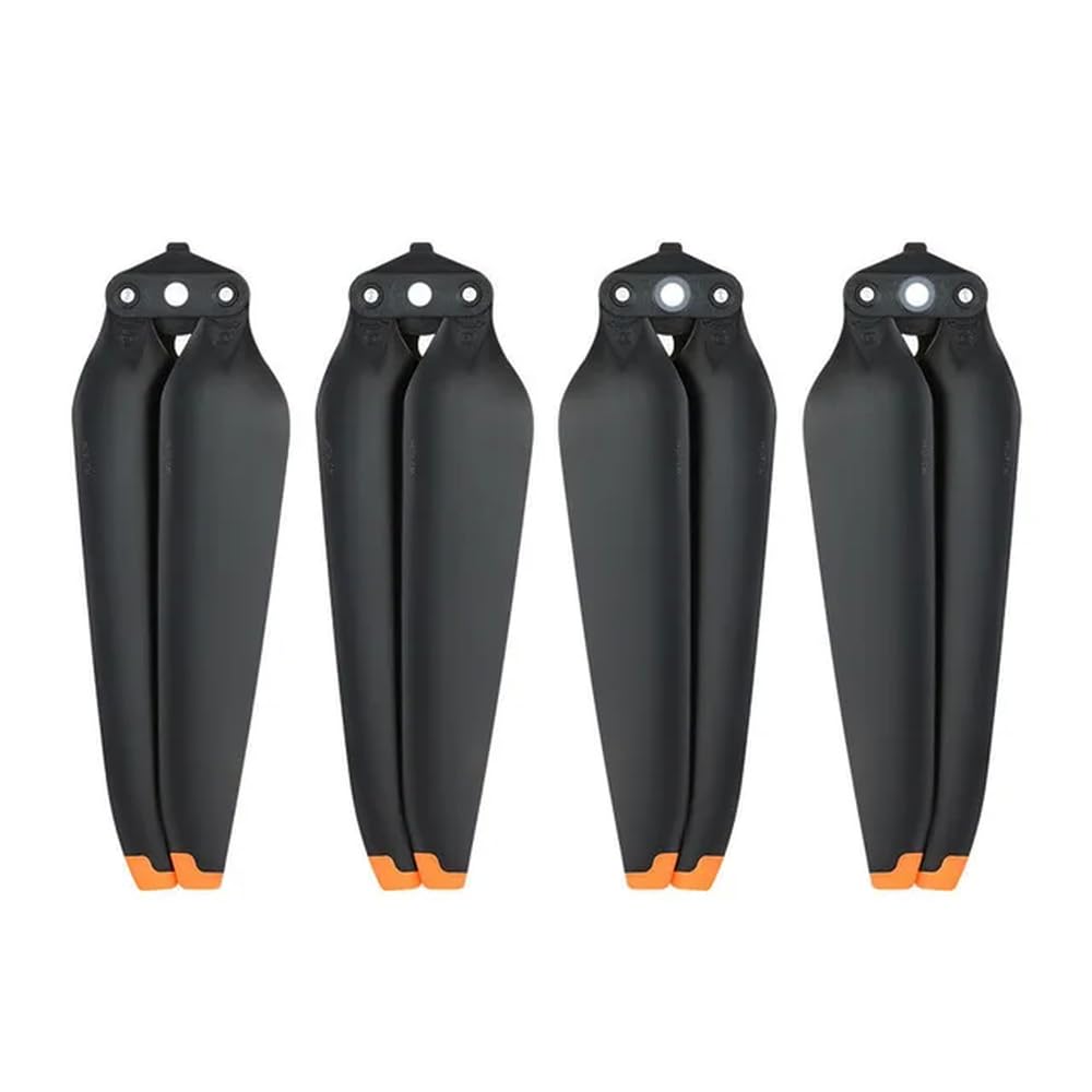 Schnellspannbare 9453F faltbare, geräuscharme Propeller Kompatibel mit 3 kompatibles Drohnenzubehör(2 Pairs-Orange) von MFHgLKT