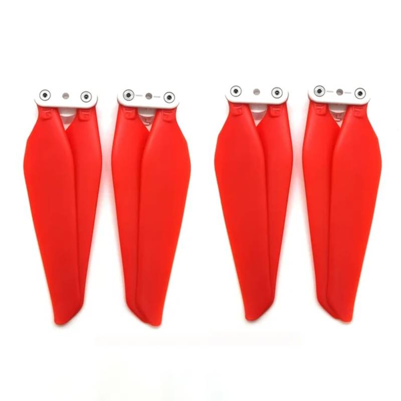 Schnellspanner-Propeller, kompatibel mit X8SE X8 SE 2020 Drohnen-Ersatz, zusammenklappbare Ersatzteile, 2/4 Stück(2 pairs red) von MFHgLKT